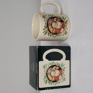 Vintage Hallmark cards mugs Merry Christmas Santa coffee mug